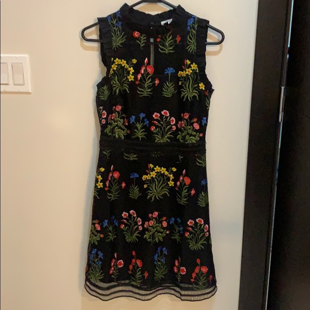 Embroidered flower dress